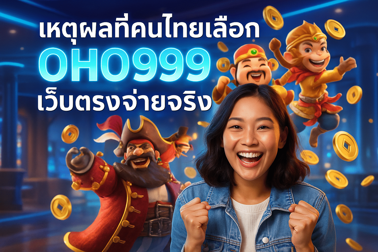 เหตุผลที่คนไทยเลือก OHO999 เว็บตรงจ่ายจริง