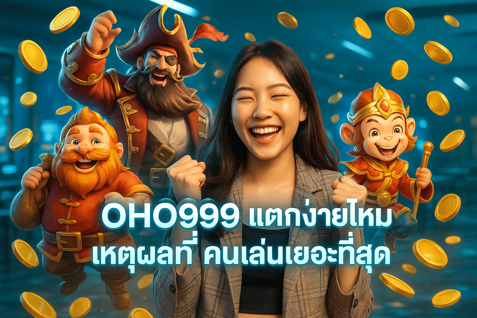 OHO999 แตกง่ายไหม? เหตุผลที่คนเล่นเยอะที่สุด